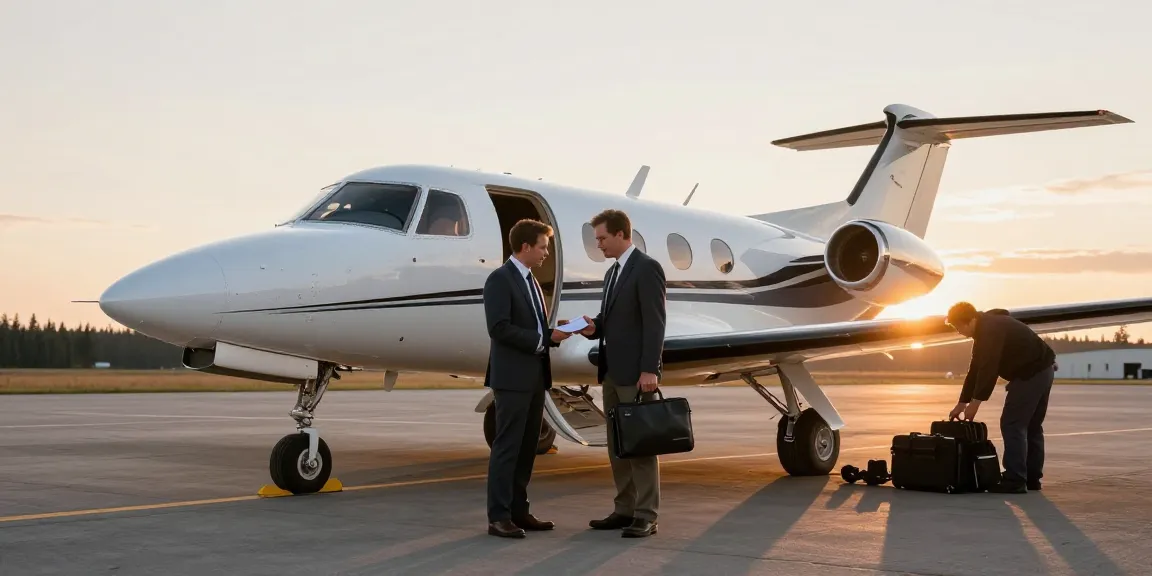 Passengers boarding Piper PA-31 Navajo for northern Canada flights, emphasizing timely logistics and executive travel.